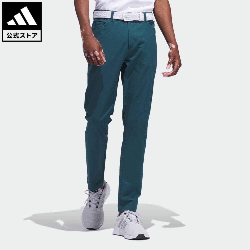 アディダス adidas 返品可 ゴルフ ストレッチ 5ポケットベーシックパンツ メンズ ウェア・服 ボトムス パンツ 青 ブルー II7850