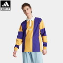 アディダス adidas 返品可 ハック ラグビー 長袖Tシャツ オリジナルス メンズ ウェア・服 トップス Tシャツ イエロー IJ5956 ロンt