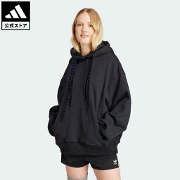 アディダス トップス レディース 【20%OFFクーポン対象 5/9 10:00〜5/13 23:59】【公式】アディダス adidas 返品可 adidas × KSENIASCHNAIDER グラフィックパーカー オリジナルス レディース ウェア・服 トップス パーカー(フーディー) スウェット（トレーナー） 黒 ブラック IL7019 トレーナー