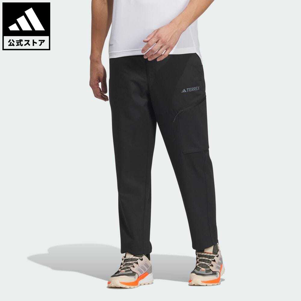 アディダス アウトドア パンツ メンズ 【公式】アディダス adidas 返品可 アウトドア M TERREX カーゴ パンツ UPF50+ アディダス テレックス メンズ ウェア・服 ボトムス パンツ 黒 ブラック IL8902