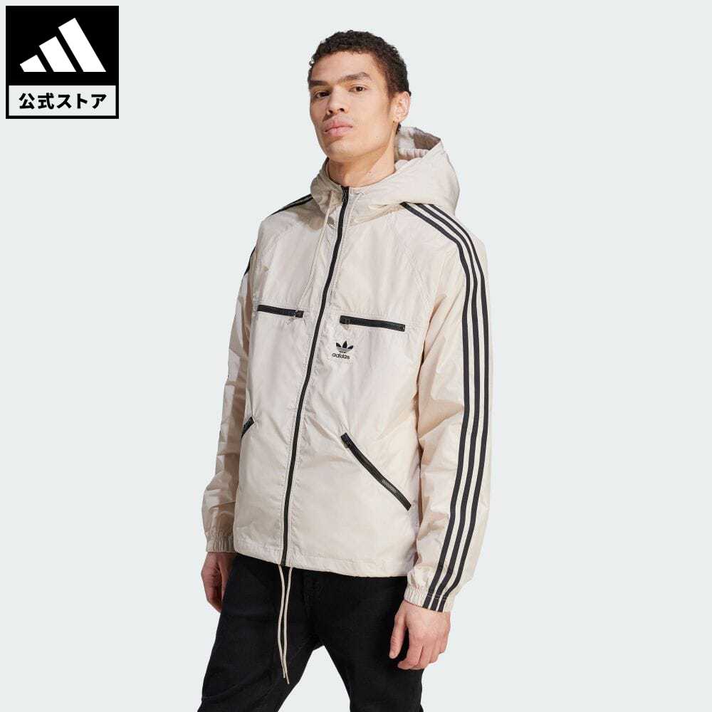 【1,000円OFFクーポン対象 10/31 10:00〜11/03 09:59】【公式】アディダス adidas 返品可 アディカラー クラシックス ウインドブレーカー オリジナルス メンズ ウェア・服 アウター ウインドブレーカー ベージュ IM2107のサムネイル