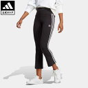 【公式】アディダス adidas 返品可 アディカラー クラシックス スリーストライプス 7/8丈 フレアレギンス オリジナルス レディース ウェア 服 ボトムス タイツ レギンス 黒 ブラック IC5508 レギンス