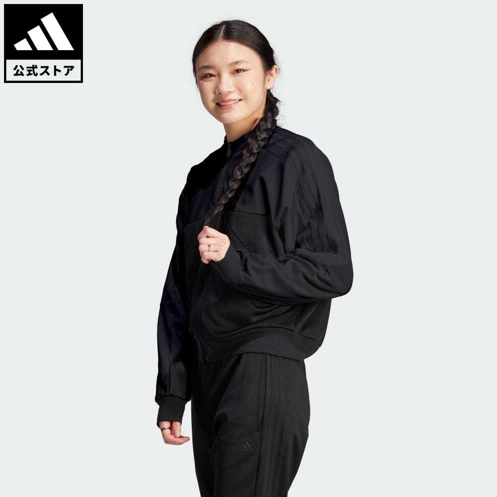 【20 OFFクーポン対象 5/9 10:00〜5/13 23:59】【公式】アディダス adidas 返品可 ティロ トラックジャケット スポーツウェア レディース ウェア 服 アウター ジャケット ジャージ 黒 ブラック IB4755 上着