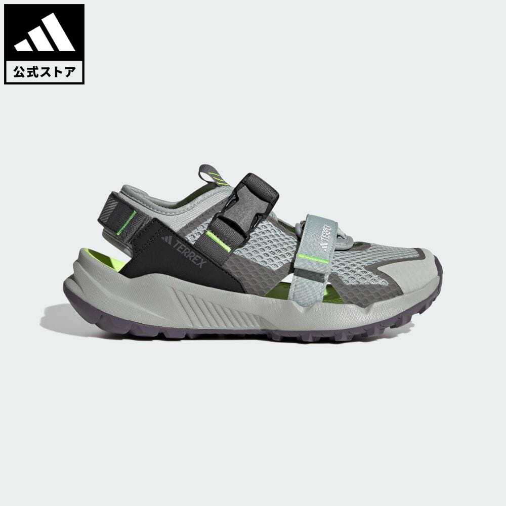 【公式】アディダス adidas 返品可 アウトドア テレックス Hydroterra AT サンダル / Terrex Hydroterra AT Sandals アディダス テレックス メンズ レディース シューズ・靴 サンダル スポーツサンダル グレー IF7598