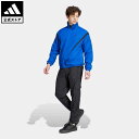 【公式】アディダス adidas 返品可 スポーツウェア ウーブン ノーフード トラックスーツ（ジャージ） スポーツウェア メンズ ウェア・服 セットアップ ジャージ 黒 ブラック IJ6070 上下