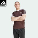 【公式】アディダス adidas 返品可 アディカラー クラシックス スリーストライプス Tシャツ オリジナルス メンズ ウェア 服 トップス Tシャツ ブラウン IM2077 半袖