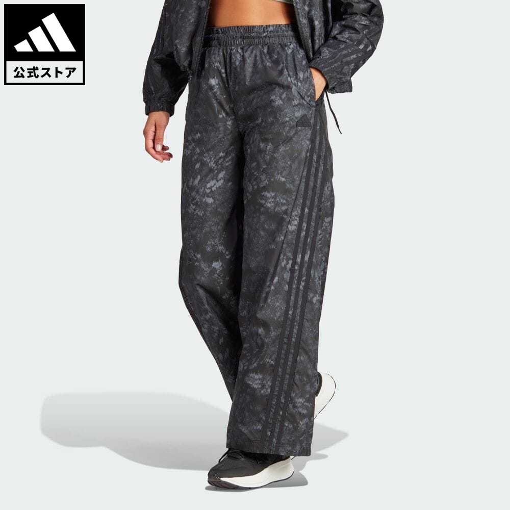 【公式】アディダス adidas 返品可 フューチャー アイコン スリーストライプス ウーブンパンツ スポーツウェア レディース ウェア・服 ボトムス パンツ 黒 ブラック IM2447のサムネイル