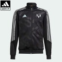 【公式】アディダス adidas 返品可 サッカー メッシ ジャケット キッズ／子供用 ウェア 服 トップス ジャージ 黒 ブラック IJ4937 上着