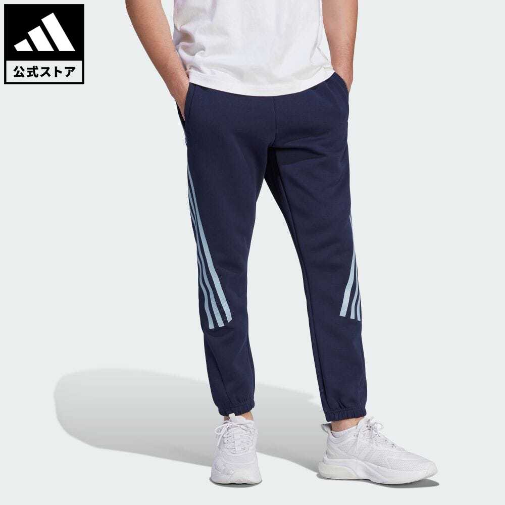 アディダス adidas 返品可 フューチャー アイコン スリーストライプス パンツ スポーツウェア メンズ ウェア・服 ボトムス パンツ 青 ブルー IJ6373