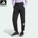 アディダス 【公式】アディダス adidas 返品可 ラウンジ フレンチテリー バレルレッグパンツ スポーツウェア レディース ウェア・服 ボトムス パンツ 黒 ブラック IJ8444