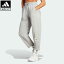 【公式】アディダス adidas 返品可 ラウンジ フレンチテリー バレルレッグパンツ スポーツウェア レディース ウェア・服 ボトムス パンツ グレー IJ8446