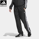 楽天adidas Online Shop 楽天市場店【公式】アディダス adidas 返品可 スリーストライプス ルーズフィット ウインドブレーカー パンツ スポーツウェア レディース ウェア・服 ボトムス ジャージ パンツ 黒 ブラック IK9857 下