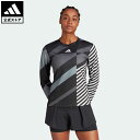 【公式】アディダス adidas 返品可 テニス テニス HEAT. RDY プロ 3/4袖 Tシャツ レディース ウェア・服 トップス Tシャツ 黒 ブラック IL9592 ロンt