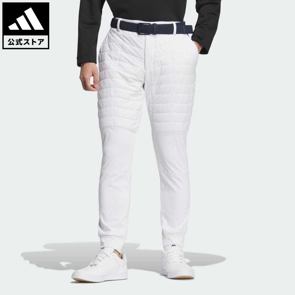 楽天adidas Online Shop 楽天市場店【公式】アディダス adidas 返品可 ゴルフ COLD. RDY キルトコンビネーション ジョガーパンツ メンズ ウェア・服 ボトムス パンツ 白 ホワイト HY0876