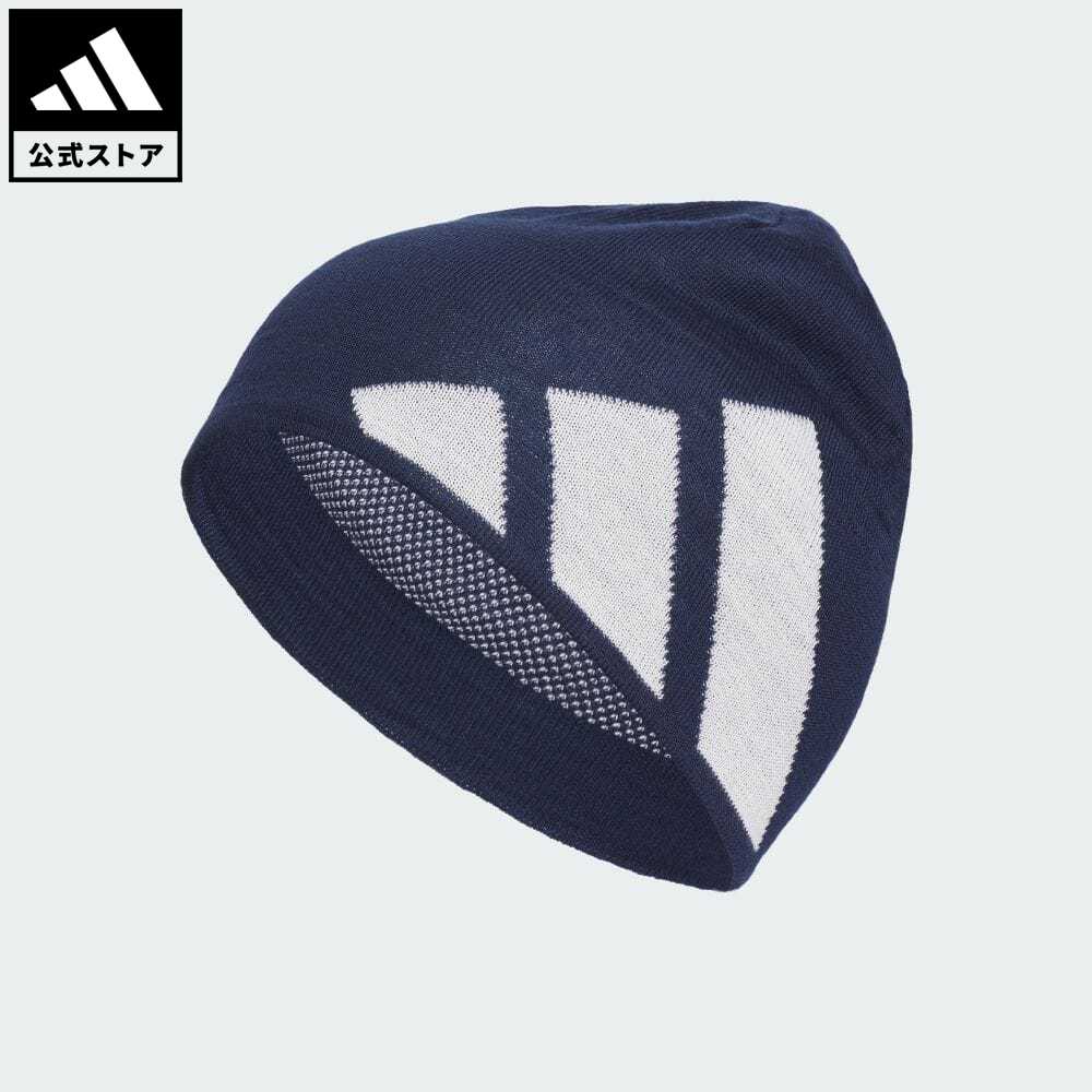 アディダス 【公式】アディダス adidas 返品可 ゴルフ リバーシブル ロゴビーニー メンズ アクセサリー 帽子 キャップ 青 ブルー IA2659