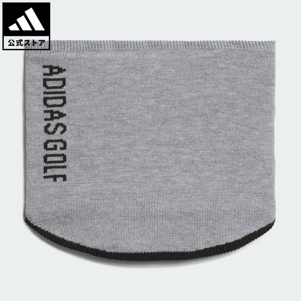 【公式】アディダス adidas 返品可 ゴルフ リバーシブル ロゴネックウォーマー メンズ アクセサリー スカーフ グレー IA9614