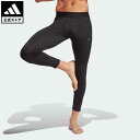 【公式】アディダス adidas 返品可 ジム・トレーニング ヨガ トレーニング 7/8丈 レギンス メンズ ウェア・服 ボトムス タイツ・レギンス 黒 ブラック IB3476 フィットネスウェア スポーツウェア レギンス