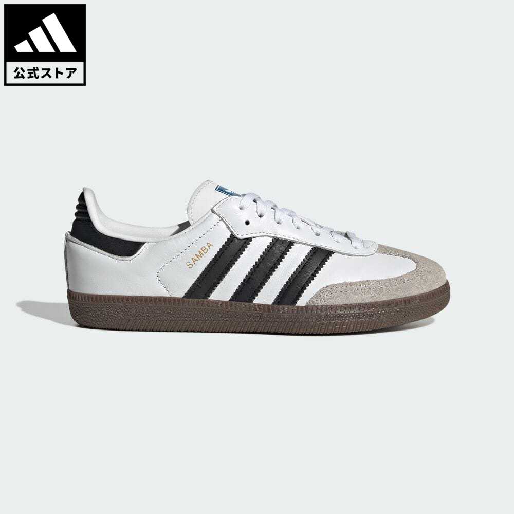 【公式】アディダス adidas 返品可 サンバ OG キッズ / Samba OG Kids オリジナルス キッズ／子供用 シューズ・靴 スニーカー 白 ホワイト IE3677 ローカット notp