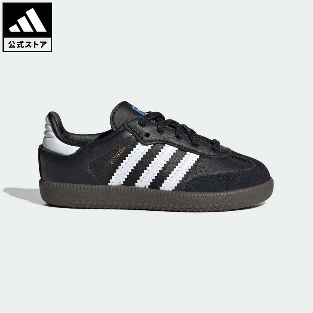 【公式】アディダス adidas 返品可 サンバ OG キッズ / Samba OG Kids オリジナルス キッズ／子供用 シューズ・靴 スニーカー 黒 ブラック IE3680 ローカット notp