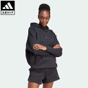 【公式】アディダス adidas 返品可 adidas Z.N.E. オーバーヘッド パーカー スポーツウェア レディース ウェア 服 トップス パーカー(フーディー) スウェット（トレーナー） 黒 ブラック IN5120 トレーナー