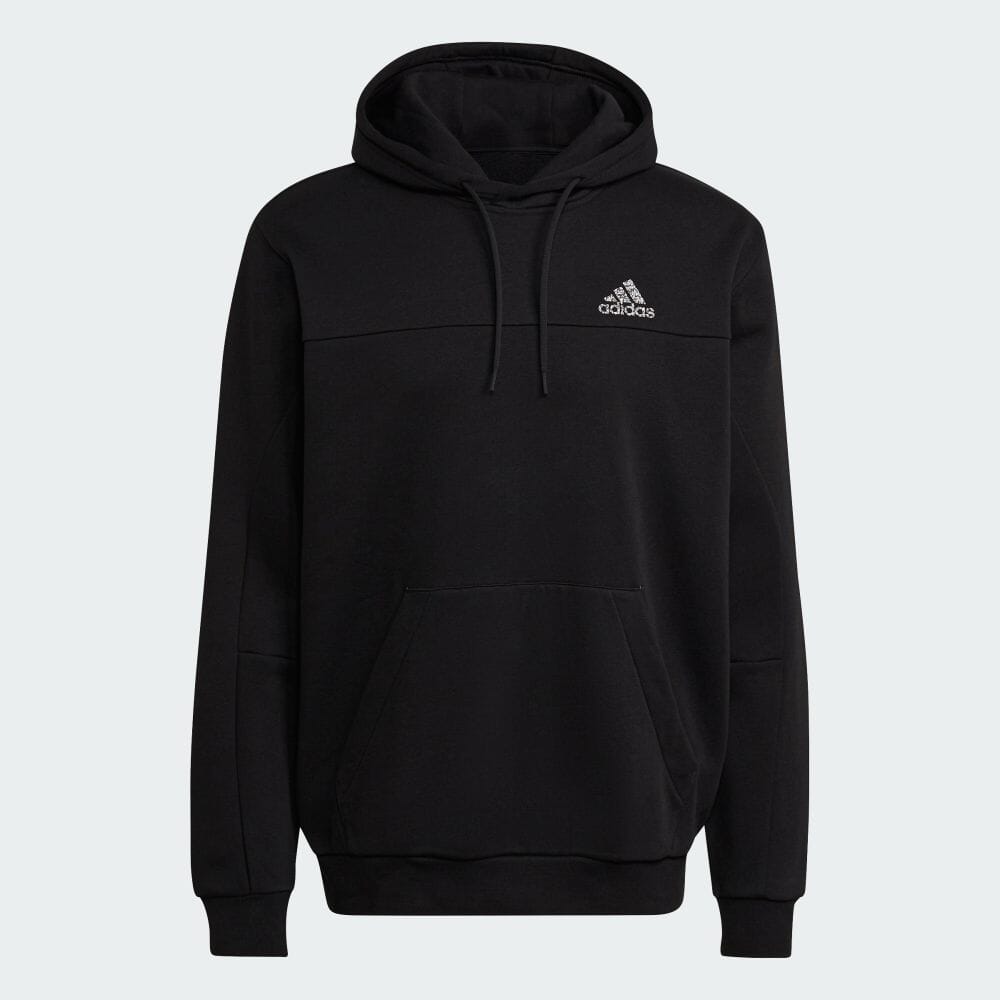 【公式】アディダス adidas 返品可 スタジアム フリース バッジ オブ スポーツ パーカー スポーツウェア メンズ ウェア・服 トップス パーカー(フーディー) スウェット（トレーナー） 黒 ブラック HL1599 トレーナー