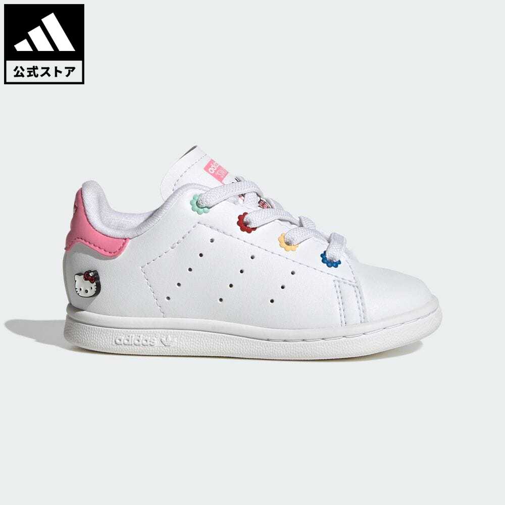【公式】アディダス adidas アディダス オリジナルス × ハローキティ スタンスミス キッズ / adidas Originals × Hello Kitty Stan Smith Kids オリジナルス キッズ／子供用 シューズ・靴 スニーカー 白 ホワイト ID7232 ローカットのサムネイル