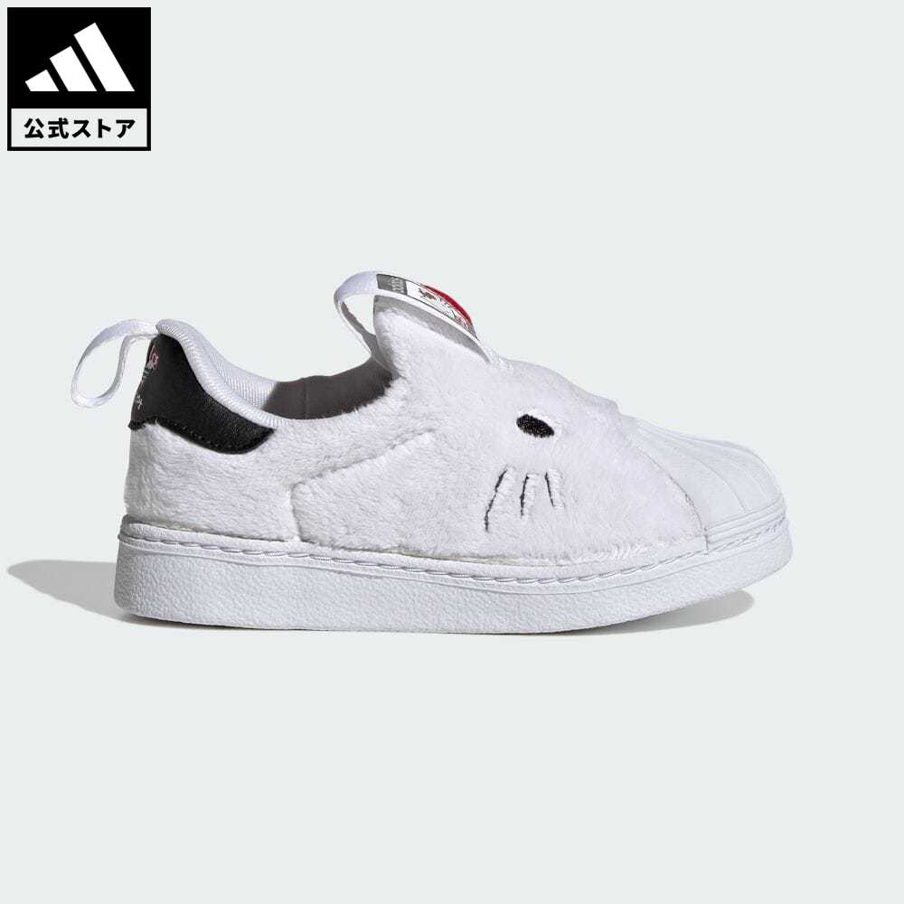 楽天adidas Online Shop 楽天市場店【公式】アディダス adidas 返品可 アディダス オリジナルス × ハローキティ SST 360 キッズ / adidas Originals × Hello Kitty SST 360 Kids オリジナルス キッズ／子供用 シューズ・靴 スニーカー 白 ホワイト ID9718 ローカット