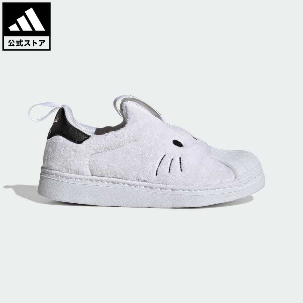 楽天adidas Online Shop 楽天市場店【公式】アディダス adidas 返品可 アディダス オリジナルス × ハローキティ SST 360 キッズ / adidas Originals × Hello Kitty SST 360 Kids オリジナルス キッズ／子供用 シューズ・靴 スニーカー 白 ホワイト ID9720 ローカット p0517