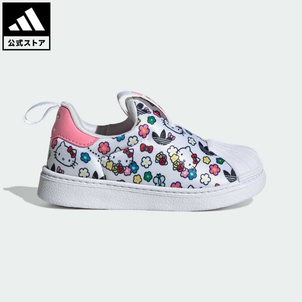 楽天adidas Online Shop 楽天市場店【公式】アディダス adidas 返品可 アディダス オリジナルス × ハローキティ SST 360 キッズ / adidas Originals × Hello Kitty SST 360 Kids オリジナルス キッズ／子供用 シューズ・靴 スニーカー 白 ホワイト IG5668 ローカット p0517