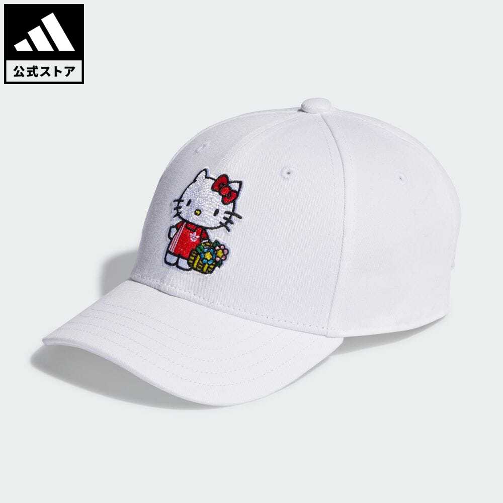 【公式】アディダス adidas 返品可 アディダス オリジナルス × ハローキティ ベースボールキャップ オリジナルス キッズ／子供用 アクセサリー 帽子 キャップ 白 ホワイト II3356のサムネイル