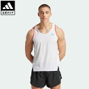 【公式】アディダス adidas 返品可 ランニング アディゼロ ランニング シングレット メンズ ウェア 服 トップス シングレット 白 ホワイト IK3545 ランニングウェア