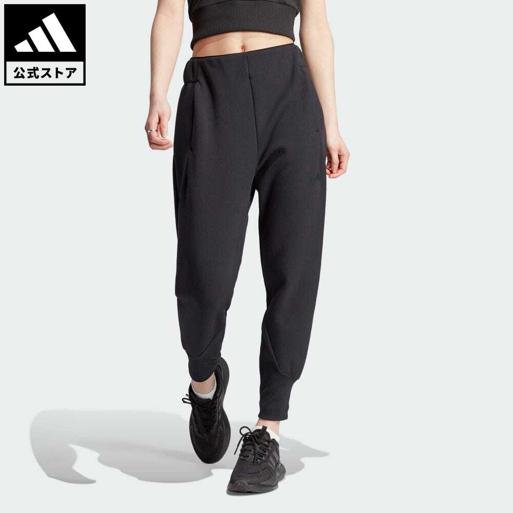 【公式】アディダス adidas 返品可 Z.N.E. パンツ スポーツウェア レディース ウェア・服 ボトムス パンツ 黒 ブラック IN5136