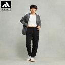 【公式】アディダス adidas 返品可 アディカラー エッセンシャルズ フリース スリムジョガー オリジナルス レディース ウェア 服 ボトムス スウェット（トレーナー） パンツ 黒 ブラック IA6457 スウェット