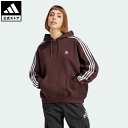 【公式】アディダス adidas 返品可 アディカラー クラシックス オーバーサイズパーカー オリジナルス レディース ウェア・服 トップス パーカー(フーディー) スウェット（トレーナー） ブラウン IL3865 トレーナー