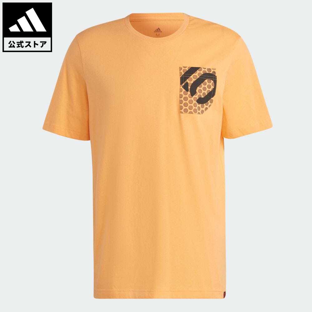 【公式】アディダス adidas 返品可 アウトドア ファイブテン Brand of the Brave Tシャツ アディダス ファイブテン メンズ ウェア・服 トップス Tシャツ オレンジ HT9597 半袖