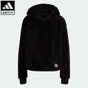 アディダス adidas 返品可 エッセンシャルズ+ フラッフィー テディパーカー オリジナルス レディース ウェア・服 トップス パーカー(フーディー) スウェット（トレーナー） 黒 ブラック IC2253 トレーナー