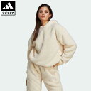 アディダス adidas 返品可 エッセンシャルズ+ フラッフィー テディパーカー オリジナルス レディース ウェア・服 トップス パーカー(フーディー) スウェット（トレーナー） 白 ホワイト IC2254 トレーナー