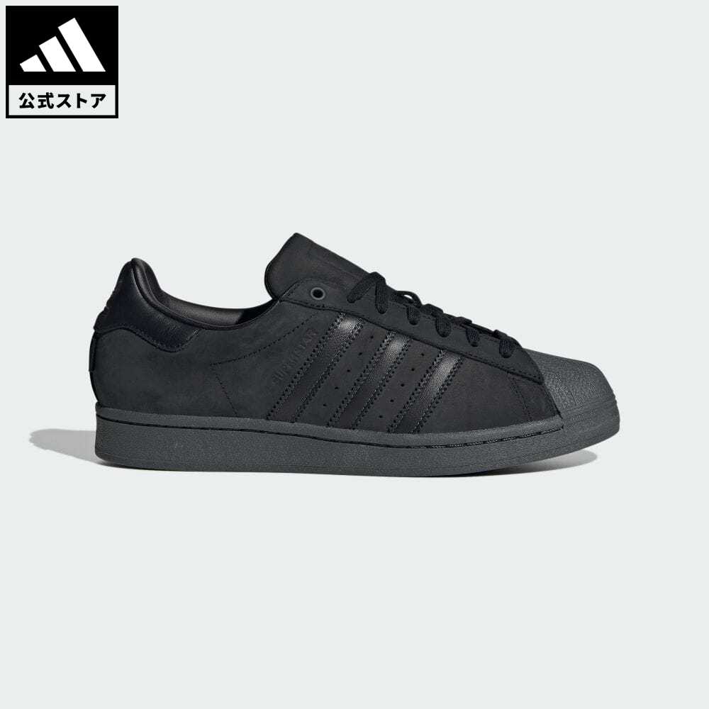 楽天adidas Online Shop 楽天市場店【公式】アディダス adidas 返品可 スーパースター GTX / Superstar GTX オリジナルス メンズ レディース シューズ・靴 スニーカー 黒 ブラック ID4637 ローカット