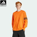 【20 OFFクーポン対象 5/9 10:00〜5/13 23:59】【公式】アディダス adidas 返品可 アディカラー Neuclassics 長袖Tシャツ オリジナルス メンズ ウェア 服 トップス Tシャツ オレンジ IM2098 ロンt