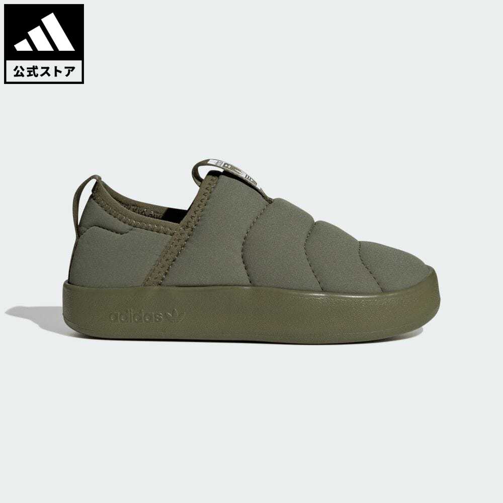 【20%OFFクーポン対象 5/17 10:00〜5/20 23:59】【公式】アディダス adidas 返品可 パフィレッタ 360 キッズ / Puffylette 360 Kids オリジナルス キッズ／子供用 シューズ・靴 スニーカー 緑 …