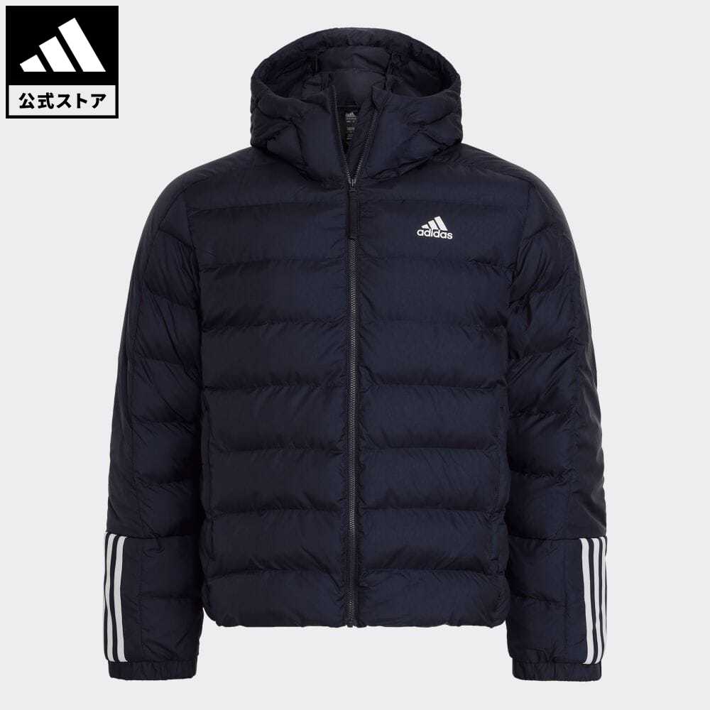 【公式】アディダス adidas 返品可 Itavic スリーストライプス ミッドウェイト フード付きジャケット スポーツウェア メンズ ウェア・服 アウター ジャケット 青 ブルー GT1686 上着