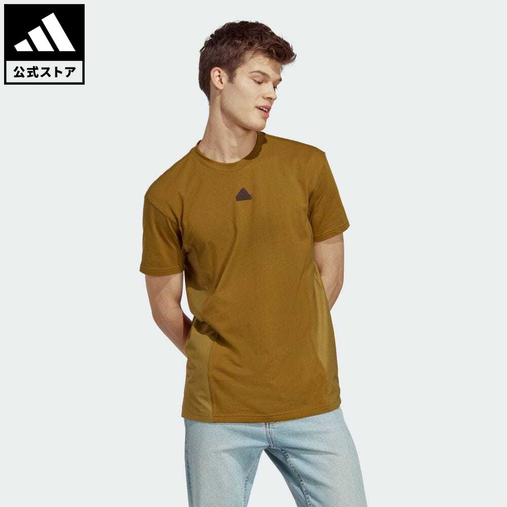 【公式】アディダス adidas 返品可 シティエスケープ 半袖Tシャツ スポーツウェア メンズ ウェア・服 トップス Tシャツ ブラウン IC9725 半袖