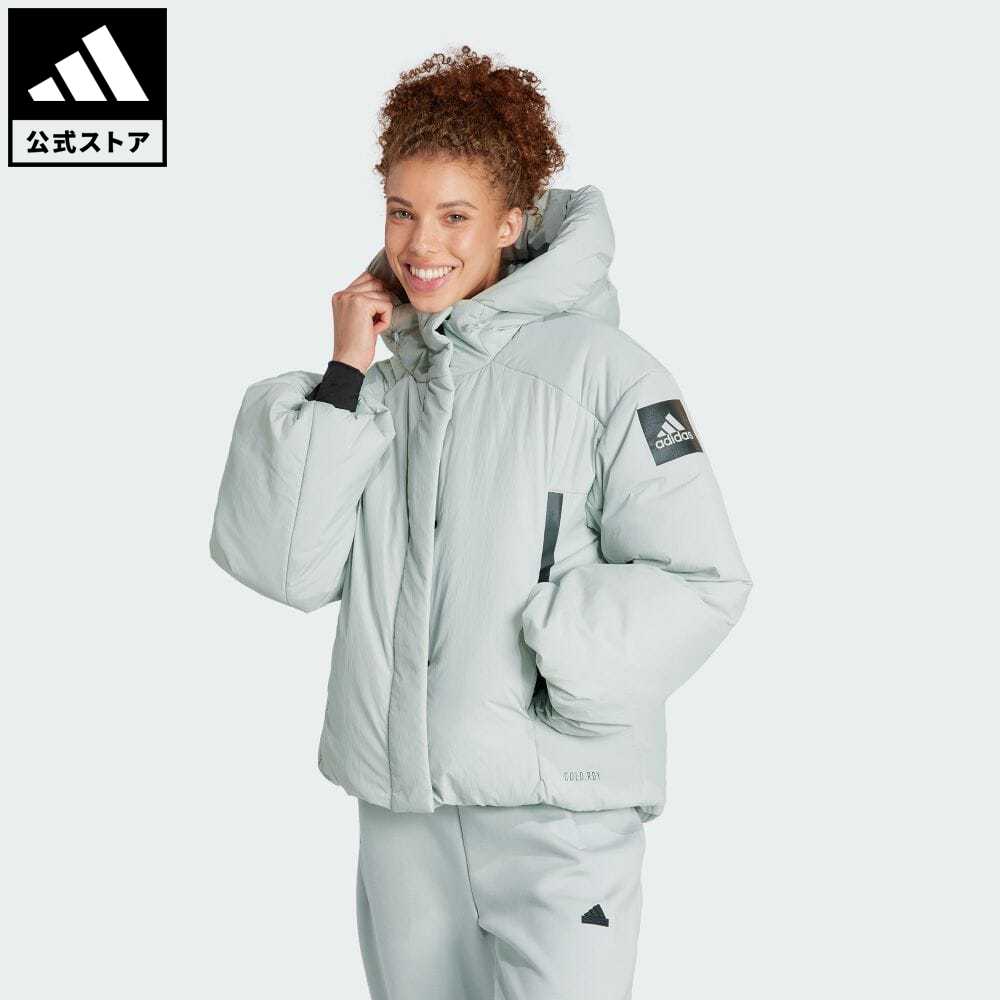 【公式】アディダス adidas 返品可 MYSHELTER COLD. RDY ジャケット スポーツウェア レディース ウェア・服 アウター ダウン グレー IK3122 ダウンジャケットのサムネイル