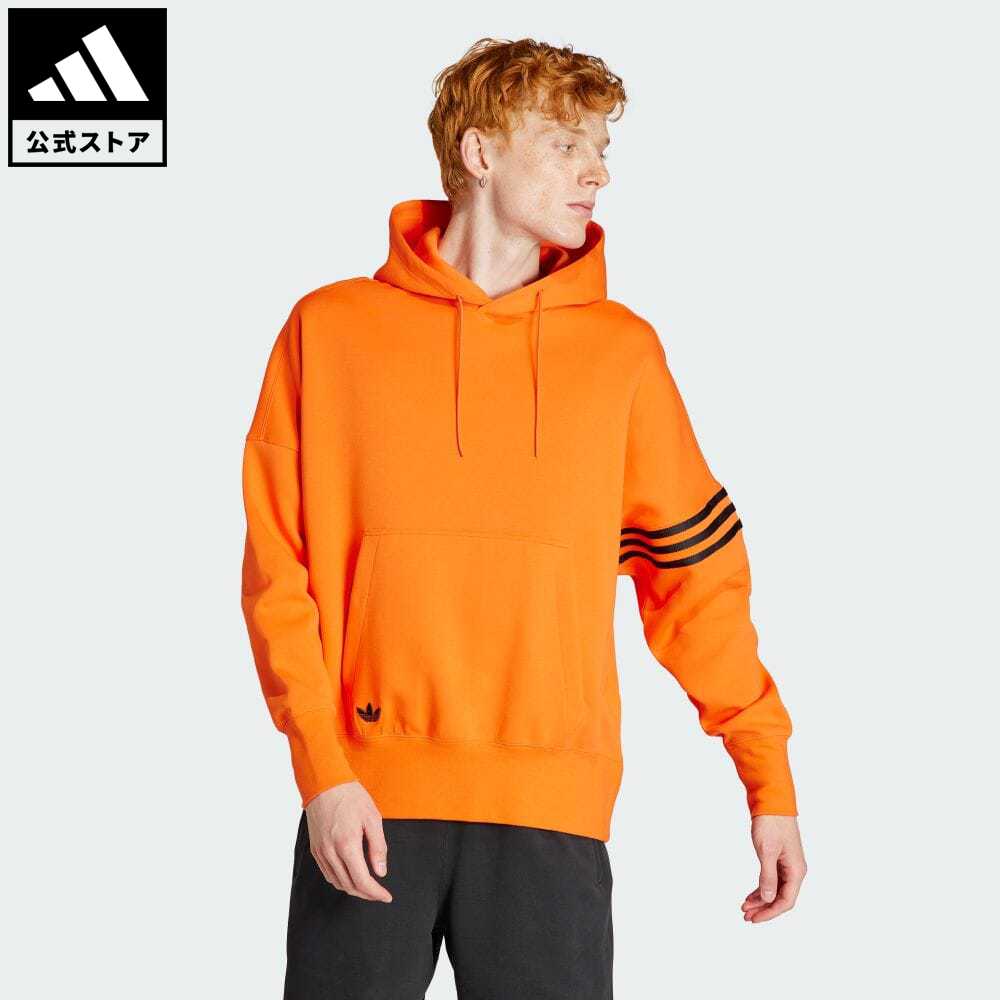 アディダス adidas 返品可 アディカラー Neuclassics パーカー オリジナルス メンズ ウェア・服 トップス パーカー(フーディー) スウェット（トレーナー） オレンジ IL2512 トレーナー