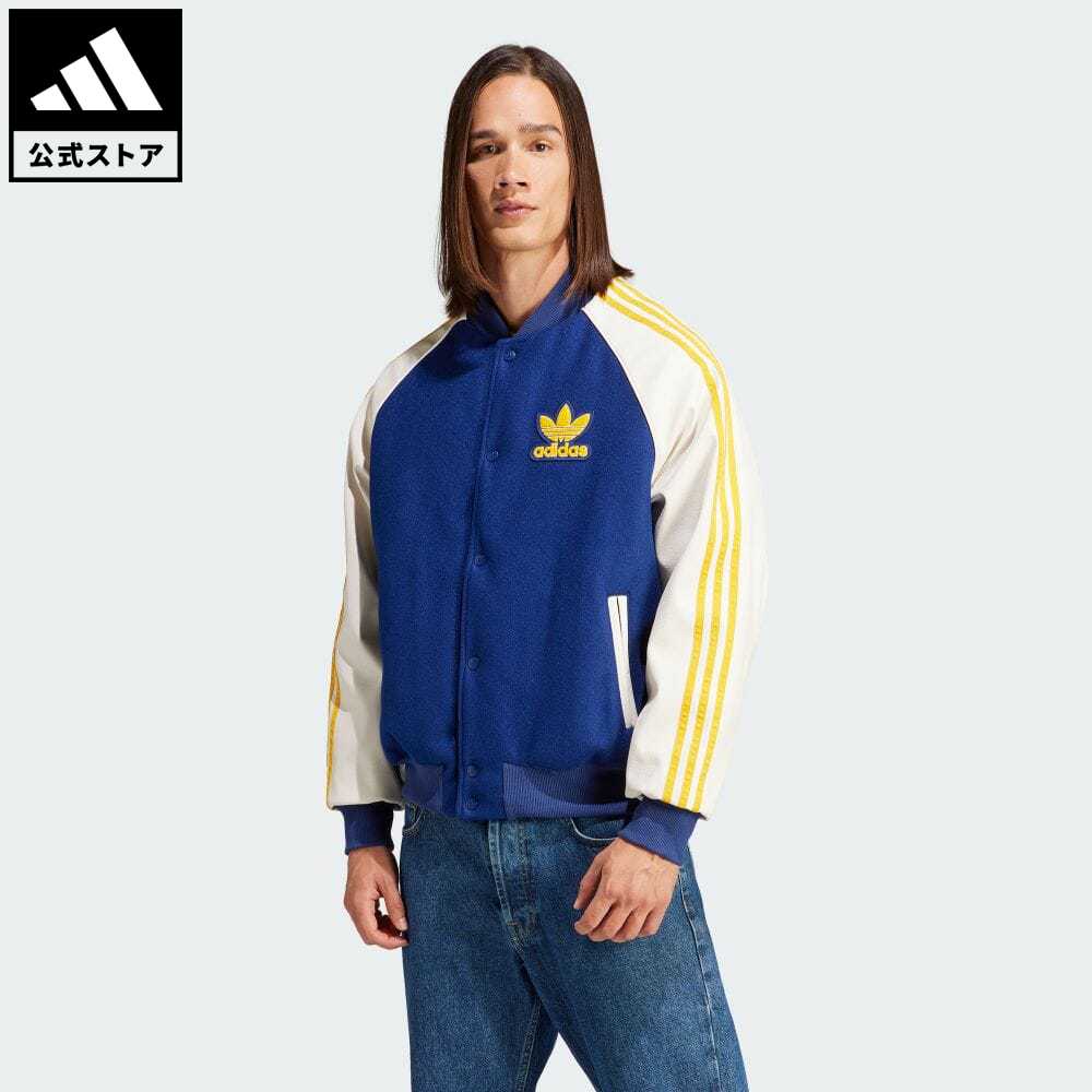 【公式】アディダス adidas 返品可 SST ボンバージャケット オリジナルス メンズ ウェア・服 アウター ジャケット 青 ブルー IL2574