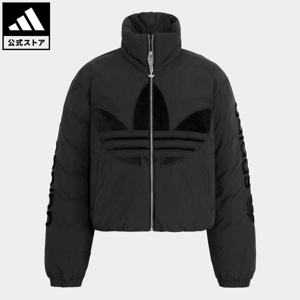 【20%OFFクーポン対象 5/17 10:00〜5/20 23:59】【公式】アディダス adidas 返品可 アディカラー ビッグロゴ ジャケット オリジナルス レディース ウェア・服 アウター ジャケット 黒 ブラック IL8265 上着 p0517