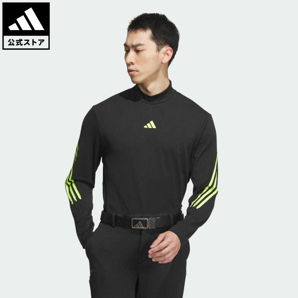 アディダス ポロシャツ メンズ 【公式】アディダス adidas 返品可 ゴルフ COLD.RDY モックネック 長袖シャツ メンズ ウェア・服 トップス ポロシャツ 黒 ブラック IT6871 iwagu