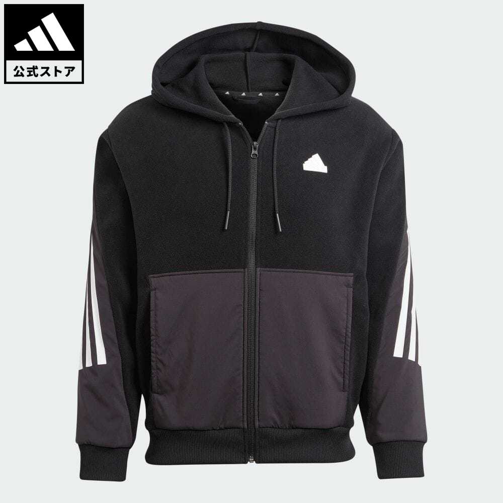 【公式】アディダス adidas 返品可 フューチャー アイコン スリーストライプス パーカー スポーツウェア メンズ ウェア・服 トップス パーカー(フーディー) ジャージ 黒 ブラック IB6130 トレーナー p0804のサムネイル