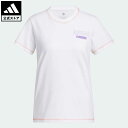 【公式】アディダス adidas 返品可 スポーツ ステートメント 半袖Tシャツ スポーツウェア レディース ウェア・服 トップス Tシャツ 白 ホワイト IC1648 半袖