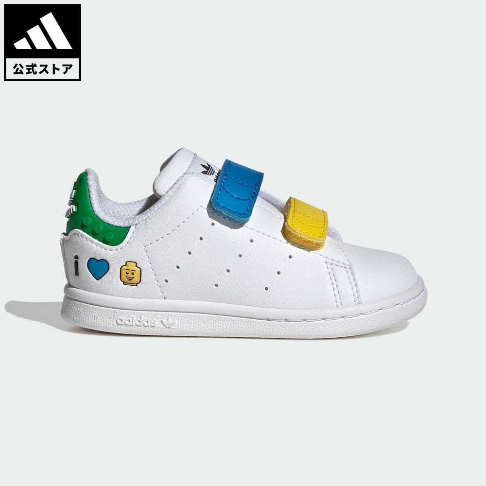【公式】アディダス adidas 返品可 アディダス スタンスミス × LEGO キッズ / adidas Stan Smith × LEGO Kids オリジナルス キッズ／子供用 シューズ・靴 スニーカー 白 ホワイト IF2916 ローカットのサムネイル